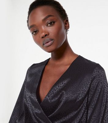 satin jacquard dress