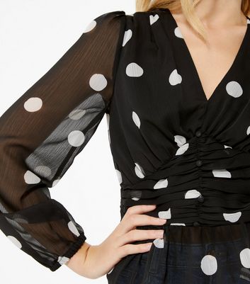 black spot blouse