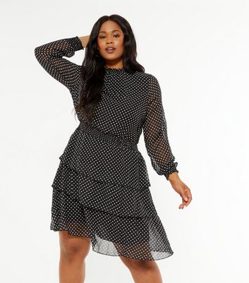 Chiffon ruffle deals mini dress