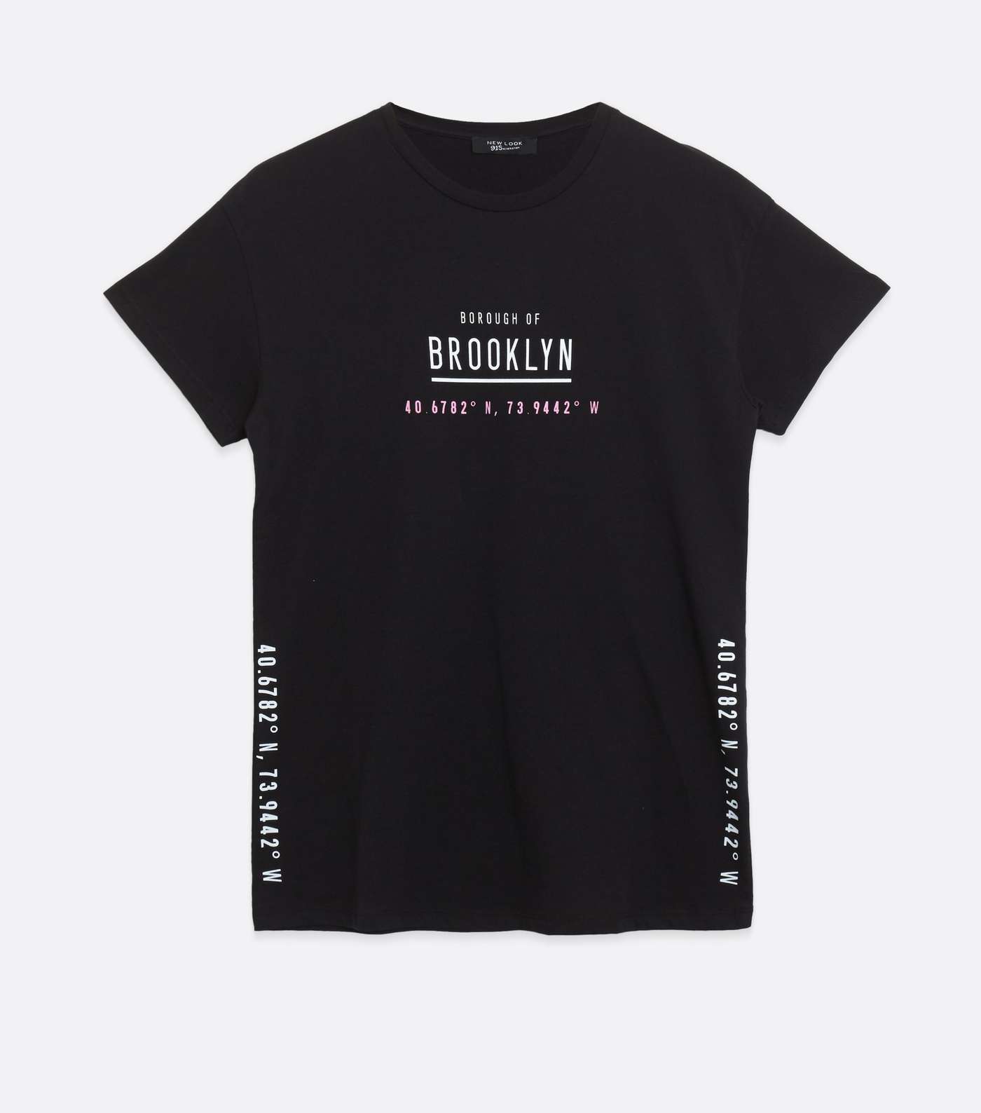 Girls Black Brooklyn Logo T-Shirt