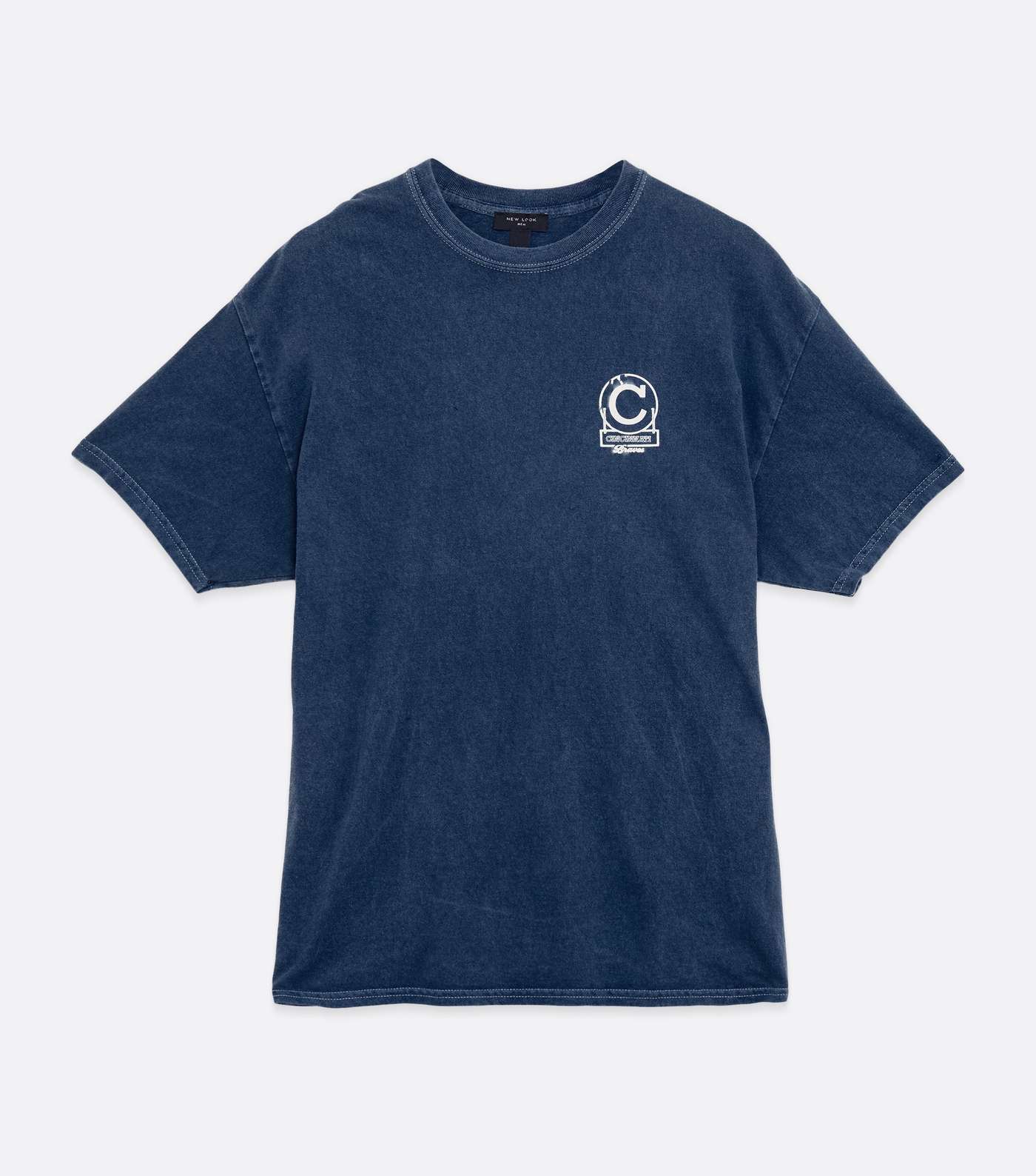 Navy Overdyed Cincinnati Logo T-Shirt Image 5