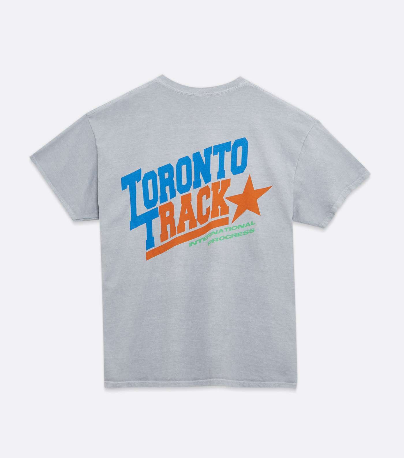 Pale Grey Toronto Slogan T-Shirt  Image 6