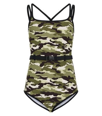 camouflage dress new look