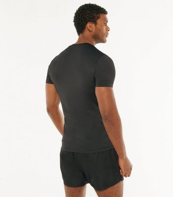 Herrenmode Bekleidung für Herren Black Muscle Fit Logo T-Shirt