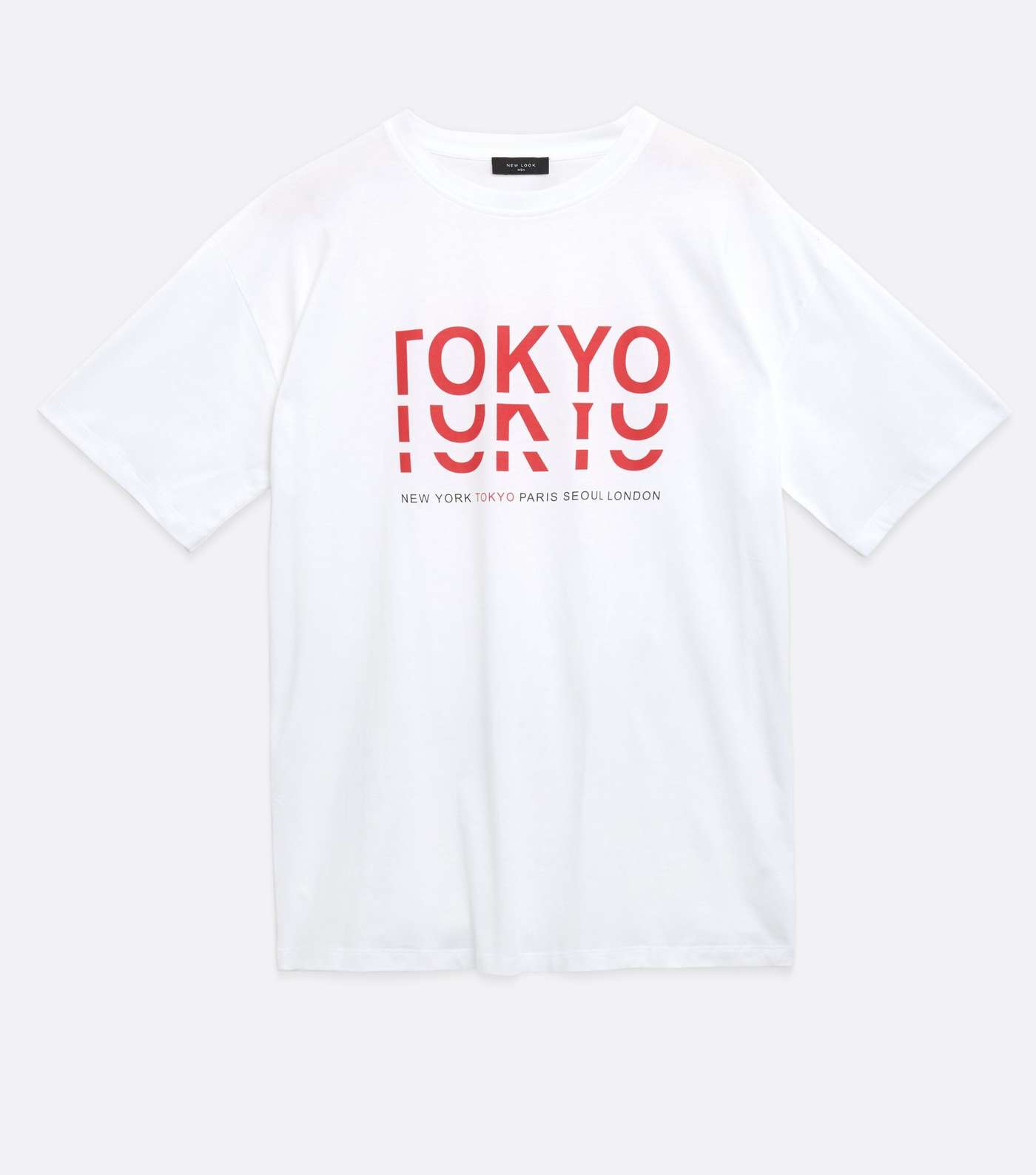 White Short Sleeve Tokyo Logo T-Shirt Image 5