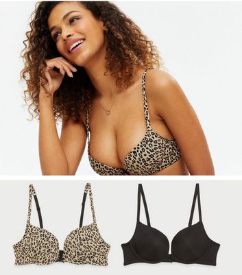 Leopard push up bra Clearance