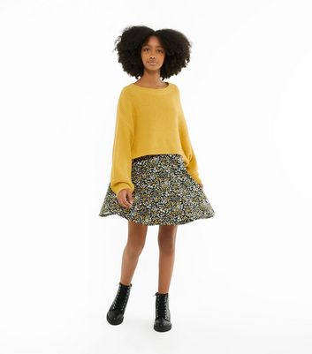 Girls mustard jumper best sale