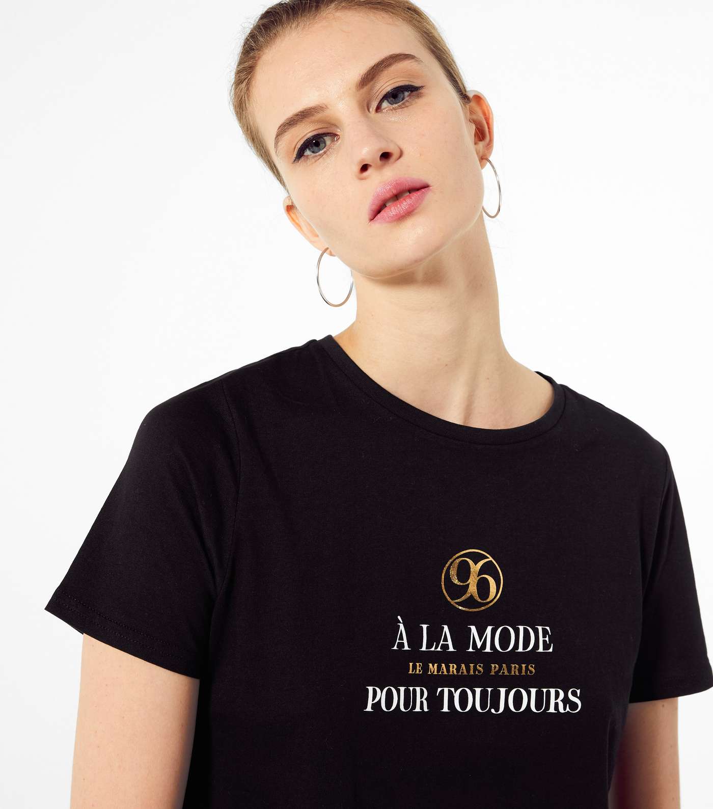 Tall Black Á La Mode Logo T-Shirt  Image 4