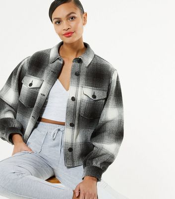 cropped shacket womens