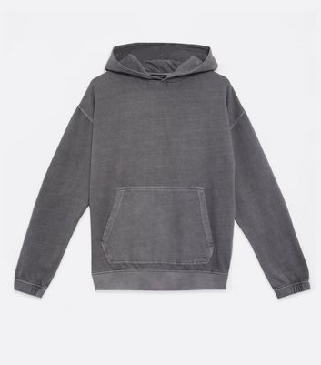 plain dark grey hoodie