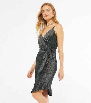 New look shop metallic dress