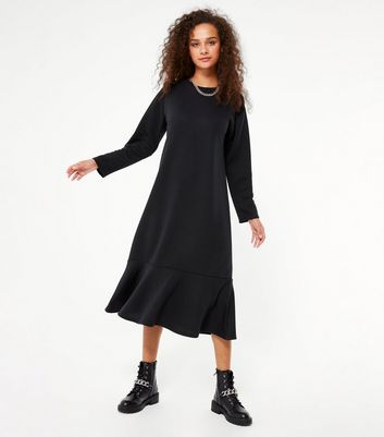 Midi hotsell sweatshirt dress