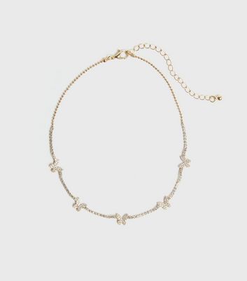 gold choker necklace new look