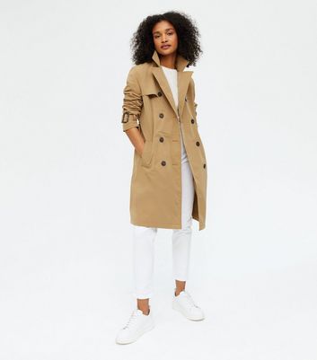 camel trench coat womens