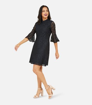 Calvin klein bell sleeve lace clearance gown