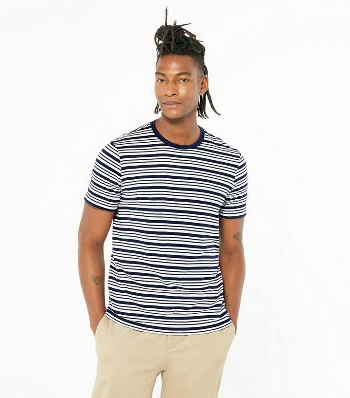 new look mens striped t shirt