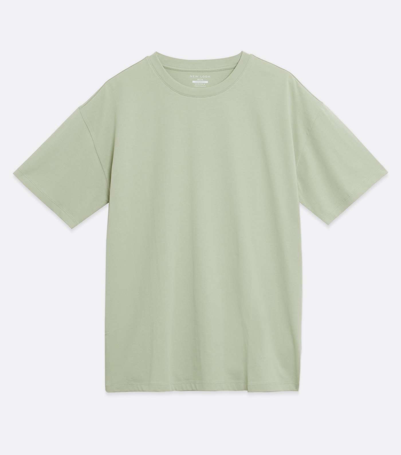 Light Green Jersey Oversized T-Shirt Image 5