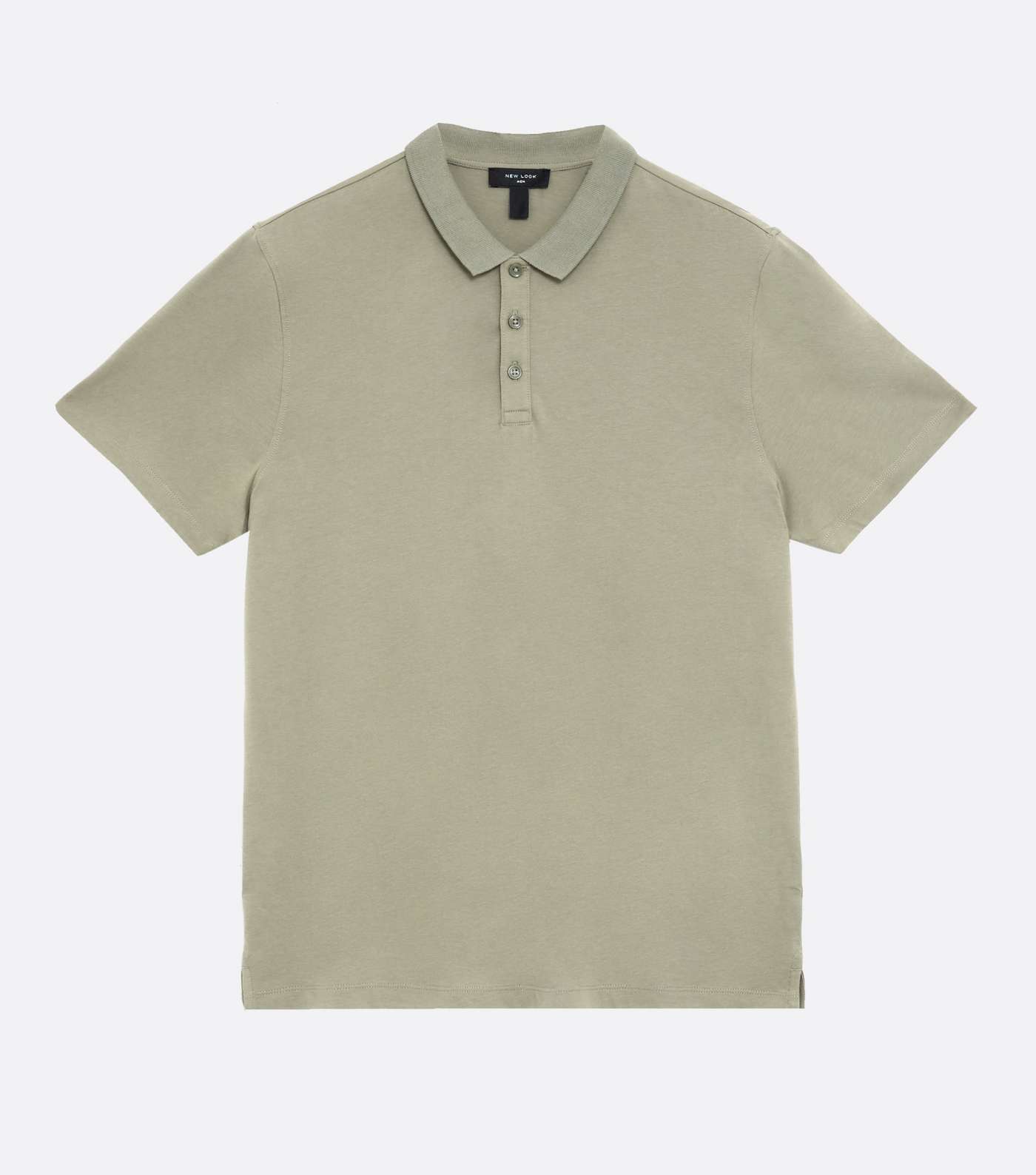 Khaki Jersey Short Sleeve Polo Shirt Image 5