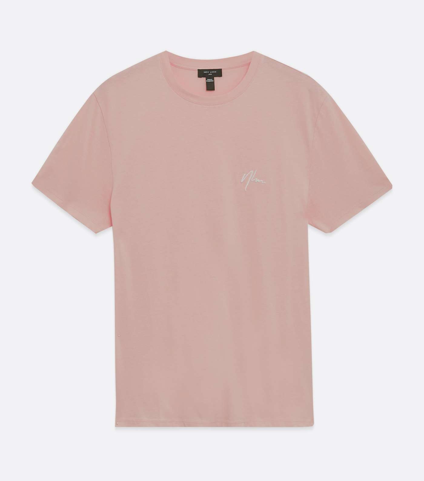 Mid Pink NLM Embroidered T-Shirt Image 6
