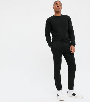 New look cheap black joggers