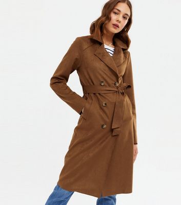 Tan coat sale new look