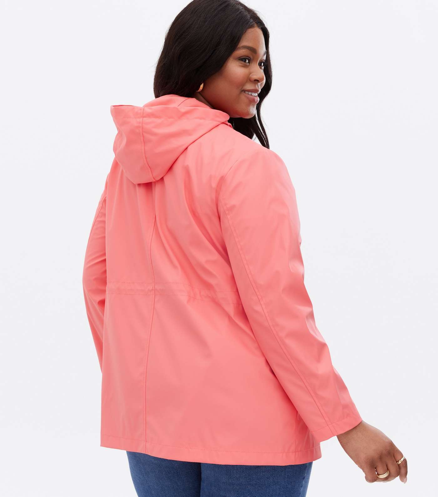 Curves Coral Hooded Anorak Image 4
