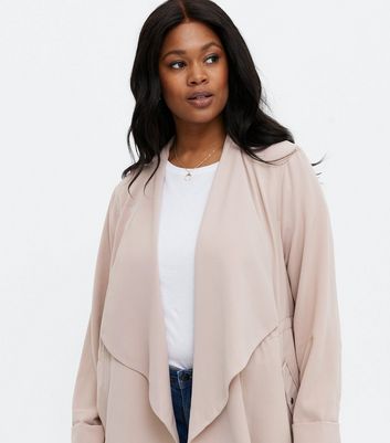 blush pink jacket plus size