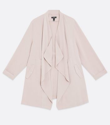 Pale pink waterfall jacket best sale