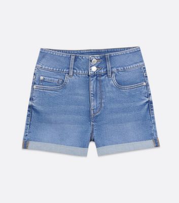 high waist jeans shorts