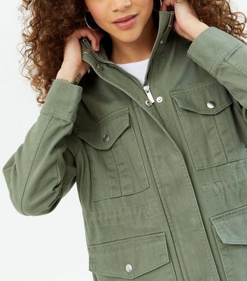 petite olive jacket