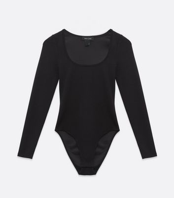 black long sleeve bodysuit in store