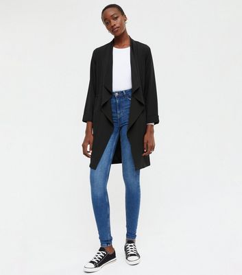 denim waterfall jacket