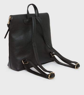newlook black backpack