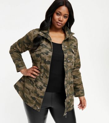 new look camo shacket