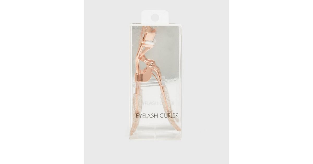 Rose Gold Glitter Eyelash Curler New Look