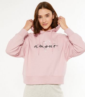 pink amour hoodie