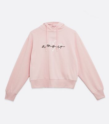 pink amour hoodie