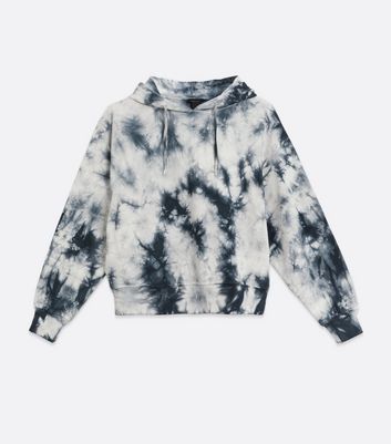 dark grey tie dye hoodie