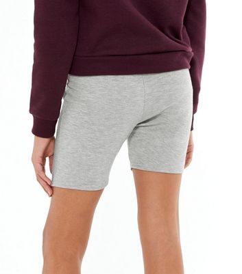 Girls Grey Jersey Cycling Shorts | New Look