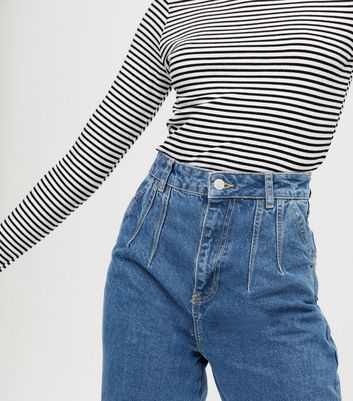 Tall Blue Mid Wash Slouch Nia Balloon 