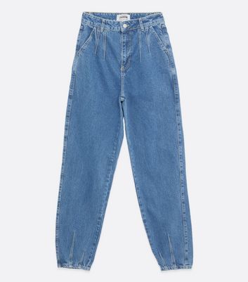 Tall Blue Mid Wash Slouch Nia Balloon 