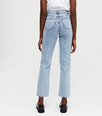 blue ankle length jeans