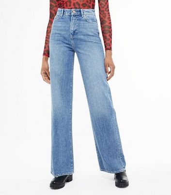 Tall Blue High Waist Adalae Wide Leg 