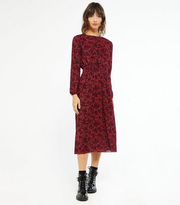 Long Sleeve Midi Dress 