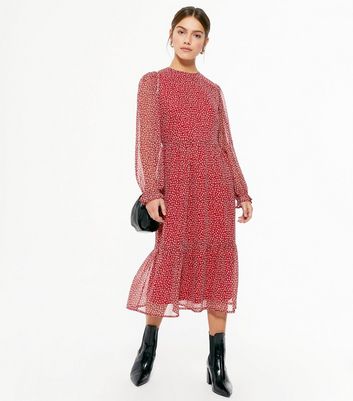 long sleeve midi dress petite