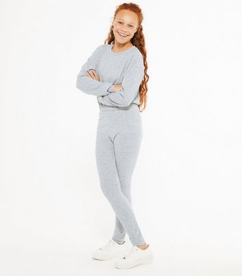 Girls 2025 grey leggings