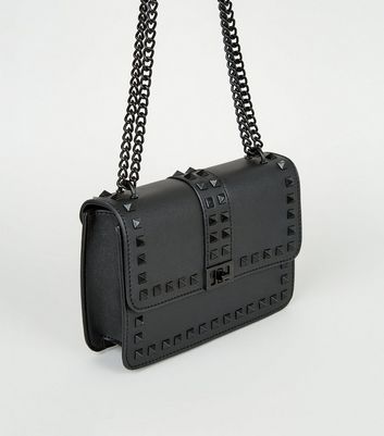 black studded bag