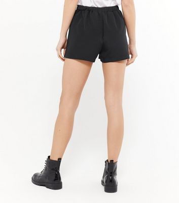 Black best sale military shorts