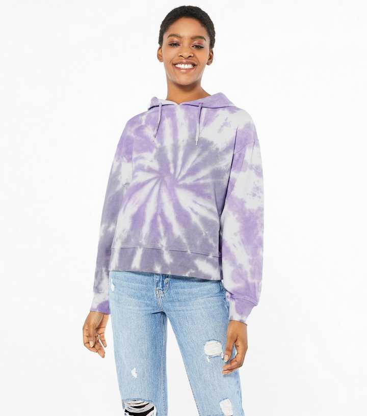 Purple Tie Dye Hoodie | New Look