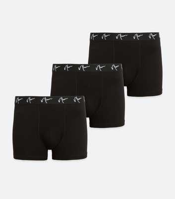 3 Pack Black NLM Logo Boxers